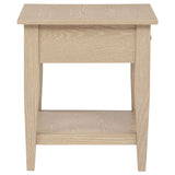 Lindenton Blonde 1-drawer Wood Occasional Side End Table by Coaster at Eve Furniture