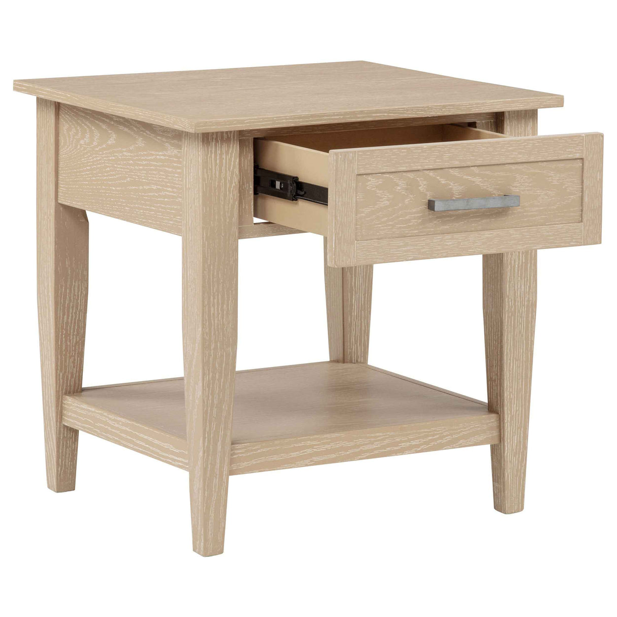 Lindenton Blonde 1-drawer Wood Occasional Side End Table by Coaster at Eve Furniture