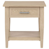 Lindenton Blonde 1-drawer Wood Occasional Side End Table by Coaster at Eve Furniture