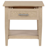 Lindenton Blonde 1-drawer Wood Occasional Side End Table by Coaster at Eve Furniture