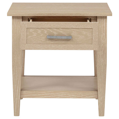 Lindenton Blonde 1-drawer Wood Occasional Side End Table by Coaster at Eve Furniture