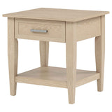 Lindenton Blonde 1-drawer Wood Occasional Side End Table by Coaster at Eve Furniture