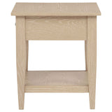 Lindenton Blonde 1-drawer Wood Occasional Side End Table by Coaster at Eve Furniture