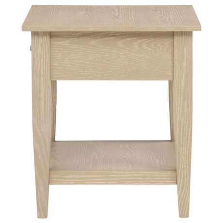 Lindenton Blonde 1-drawer Wood Occasional Side End Table by Coaster at Eve Furniture