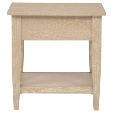 Lindenton Blonde 1-drawer Wood Occasional Side End Table by Coaster at Eve Furniture