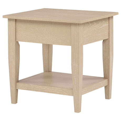 Lindenton Blonde 1-drawer Wood Occasional Side End Table by Coaster at Eve Furniture