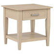 Lindenton Blonde 1-drawer Wood Occasional Side End Table by Coaster at Eve Furniture