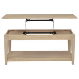 Lindenton Blonde 2-piece Wood Lift-Top Coffee and End Table Set by Coaster at Eve Furniture
