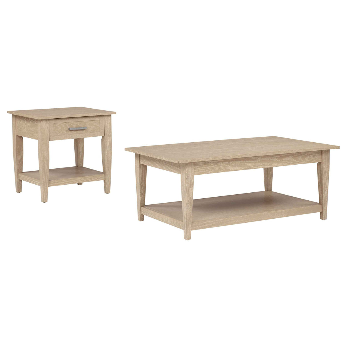 Lindenton Blonde 2-piece Wood Lift-Top Coffee and End Table Set by Coaster at Eve Furniture