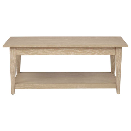 Lindenton Blonde 2-piece Wood Lift-Top Coffee and End Table Set by Coaster at Eve Furniture