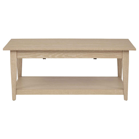 Lindenton Blonde Lift-Top Occasional Cocktail Coffee Table by Coaster at Eve Furniture