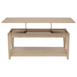 Lindenton Blonde Lift-Top Occasional Cocktail Coffee Table by Coaster at Eve Furniture
