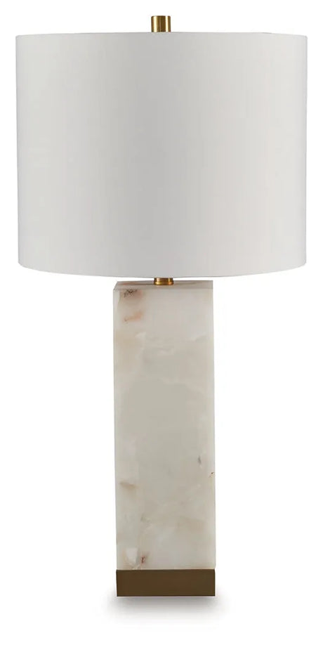 Linderfield White/Gold Finish Table Lamp by Ashley at Eve Furniture