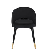Lindsey Black Arched Back Upholstered Side Chairs, Set of 2 by Coaster at Eve Furniture