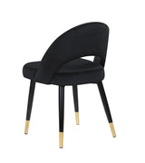 Lindsey Black Arched Back Upholstered Side Chairs, Set of 2 by Coaster at Eve Furniture
