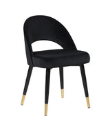 Lindsey Black Arched Back Upholstered Side Chairs, Set of 2 by Coaster at Eve Furniture