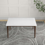 Lindsey Solid Wood White Top Dining Table by Ashcroft Furniture at Eve Furniture