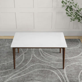 Lindsey Solid Wood White Top Dining Table by Ashcroft Furniture at Eve Furniture