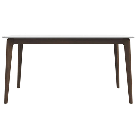 Lindsey Solid Wood White Top Dining Table by Ashcroft Imports at Eve Furniture