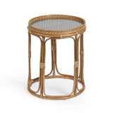 Lindy Rattan Side Table by TOV Furniture at Eve Furniture