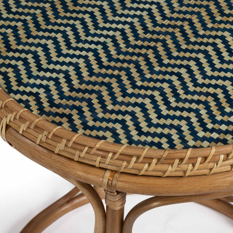 Lindy Rattan Side Table by TOV Furniture at Eve Furniture