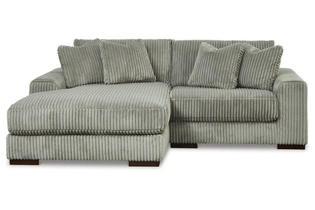Lindyn Fog 2-Piece Modular Sectional with Left Arm Facing Chaise by Ashley at Eve Furniture