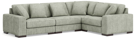 Lindyn Fog 4-Piece Sectional by Ashley at Eve Furniture