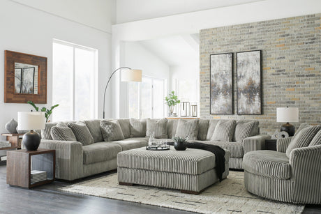 Lindyn Fog 5-Piece Modular Sectional by Ashley at Eve Furniture