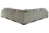 Lindyn Fog 5-Piece Modular Sectional by Ashley at Eve Furniture