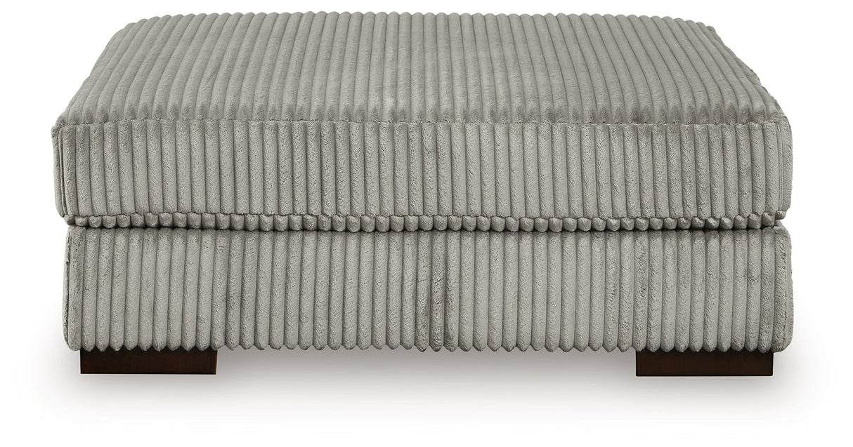 Lindyn Fog 5-Piece Sectional with Ottoman by Ashley at Eve Furniture