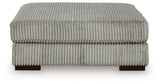 Lindyn Fog 5-Piece Sectional with Ottoman by Ashley at Eve Furniture