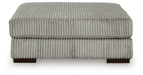 Lindyn Fog 5-Piece Sectional with Ottoman by Ashley at Eve Furniture