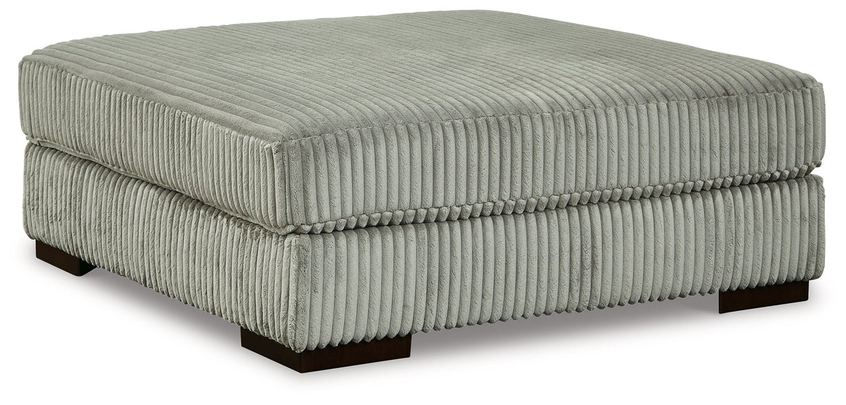 Lindyn Fog 5-Piece Sectional with Ottoman by Ashley at Eve Furniture