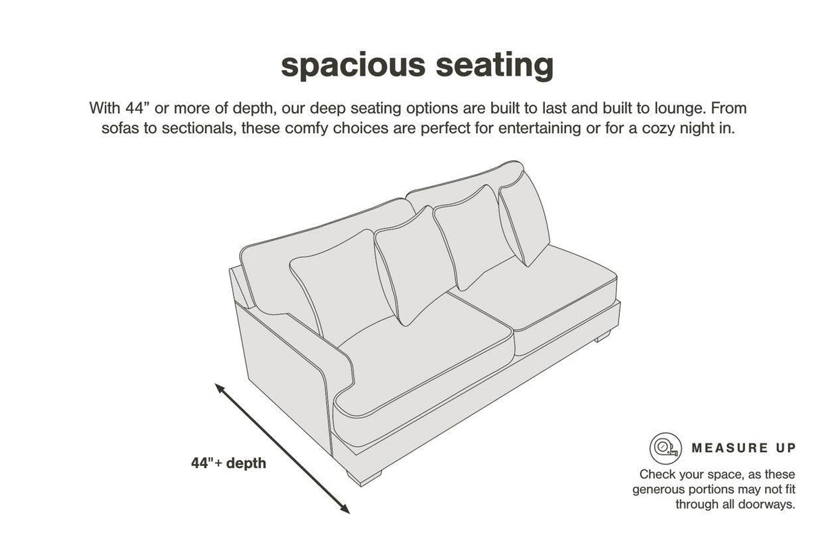 Lindyn Fog 6-Piece Modular Sectional with Chaise by Ashley at Eve Furniture