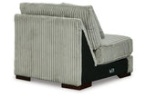 Lindyn Fog Armless Chair by Ashley at Eve Furniture