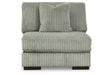 Lindyn Fog Armless Chair by Ashley at Eve Furniture