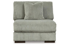 Lindyn Fog Armless Chair by Ashley at Eve Furniture