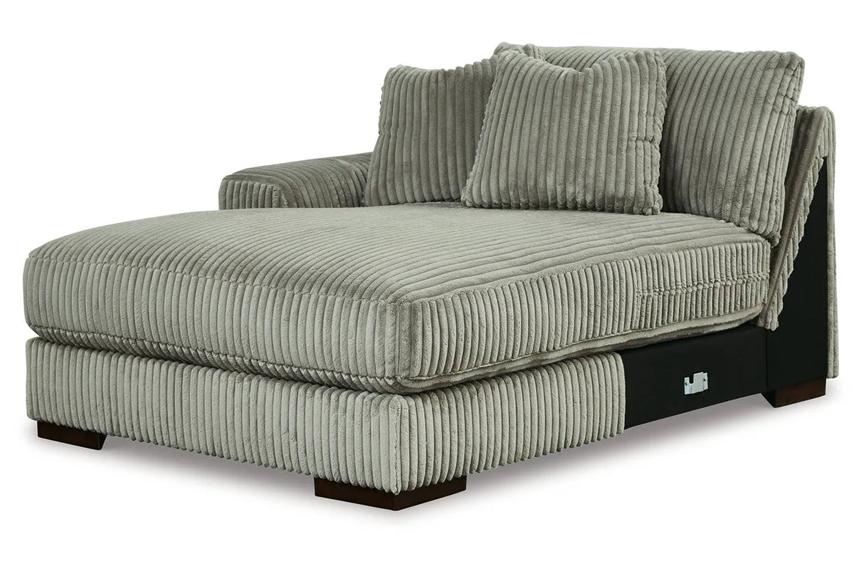 Lindyn Fog Left-Arm Facing Corner Chaise by Ashley at Eve Furniture