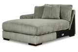 Lindyn Fog Left-Arm Facing Corner Chaise by Ashley at Eve Furniture