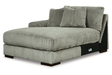 Lindyn Fog Left-Arm Facing Corner Chaise by Ashley at Eve Furniture