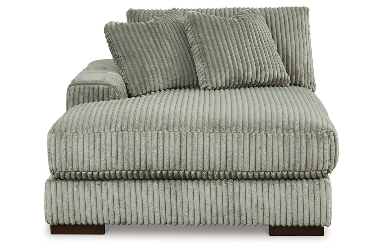 Lindyn Fog Left-Arm Facing Corner Chaise by Ashley at Eve Furniture