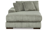 Lindyn Fog Left-Arm Facing Corner Chaise by Ashley at Eve Furniture