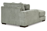 Lindyn Fog Left-Arm Facing Corner Chaise by Ashley at Eve Furniture