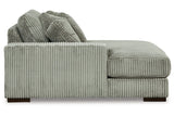 Lindyn Fog Left-Arm Facing Corner Chaise by Ashley at Eve Furniture