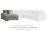 Lindyn Fog Left-Arm Facing Corner Chaise by Ashley at Eve Furniture