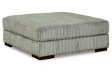 Lindyn Fog Oversized Accent Ottoman by Ashley at Eve Furniture
