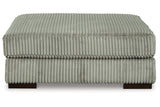 Lindyn Fog Oversized Accent Ottoman by Ashley at Eve Furniture