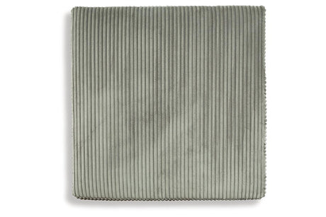 Lindyn Fog Oversized Accent Ottoman by Ashley at Eve Furniture