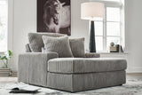 Lindyn Fog Oversized Chaise by Ashley at Eve Furniture