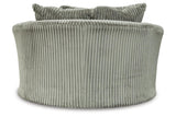 Lindyn Fog Oversized Swivel Accent Chair by Ashley at Eve Furniture